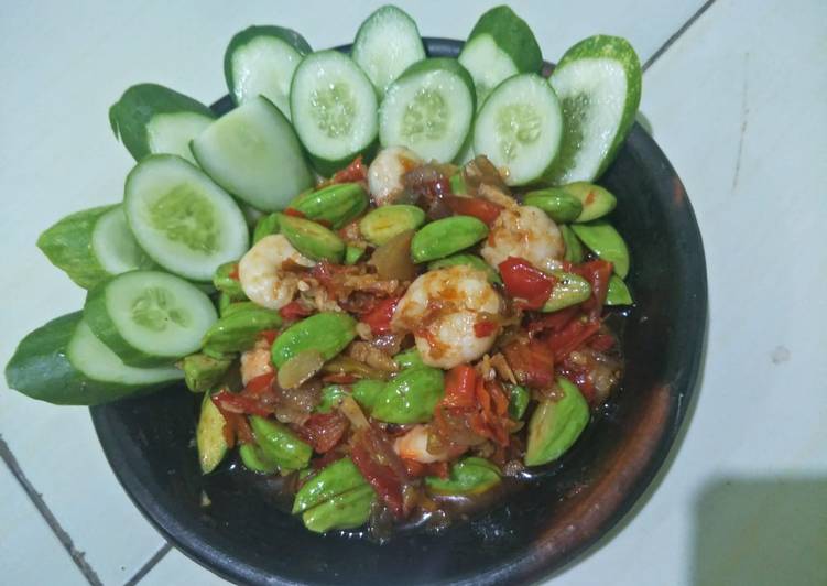 Resep Sambel pete udang Anti Gagal