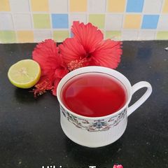 A picture of Hibiscus Tea 🌺.