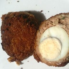 Scotch eggs #my mums recipe A picture of Scotch eggs #my mums recipe.