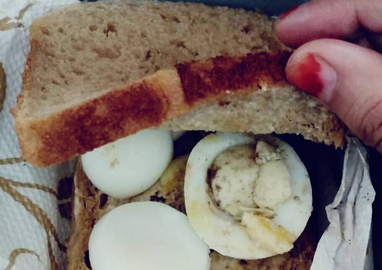 Steps to Prepare Favorite Boiled egg sandwich