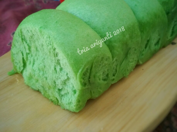 Cara Buat Roti Sobek Pandan Kukus (Tanpa Telur, tanpa oven, 1x proofing) Rumahan