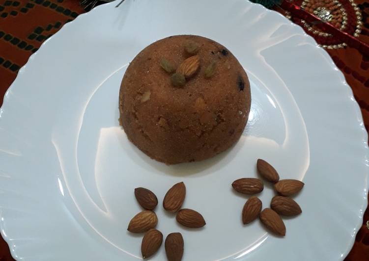 Recipe of Homemade Rava kesari very sweet dish