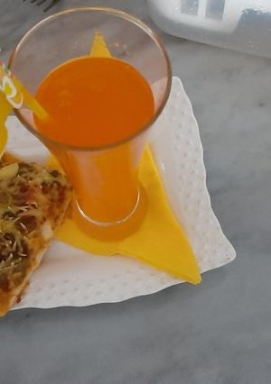 صورة لوصفة بيتزا الشكشوكة