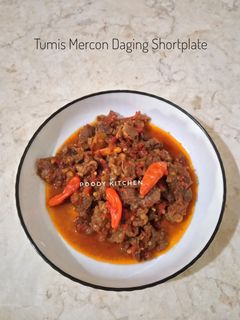Foto resep Tumis Mercon Daging Shortplate