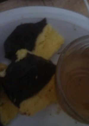 Foto resep Brownies coklat keju no mixer simple 2 telur