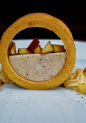 A picture of Deconstructed Apple Tart.