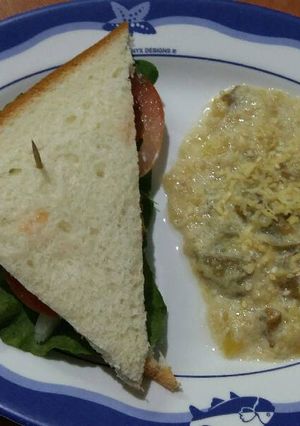 Foto resep Mushwich with Mashed Potato