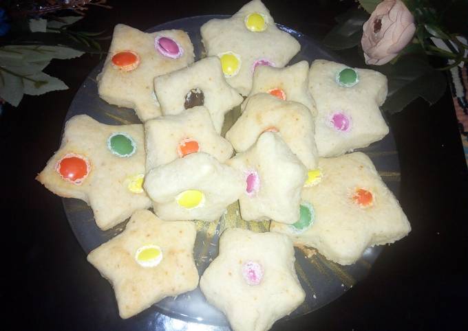 Smarties coconut cookies