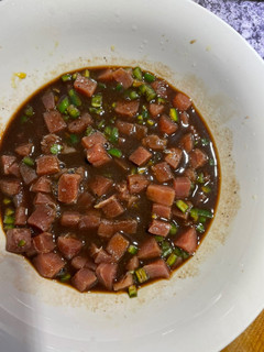 Una foto de Ceviche de atún