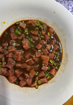 Una foto de Ceviche de atún