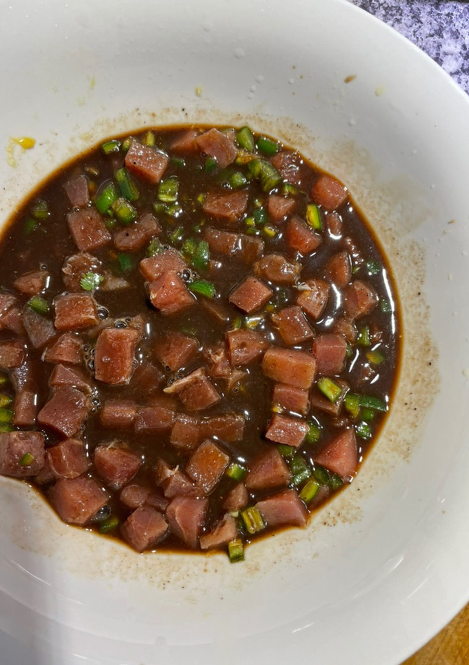 Una foto de Ceviche de atún