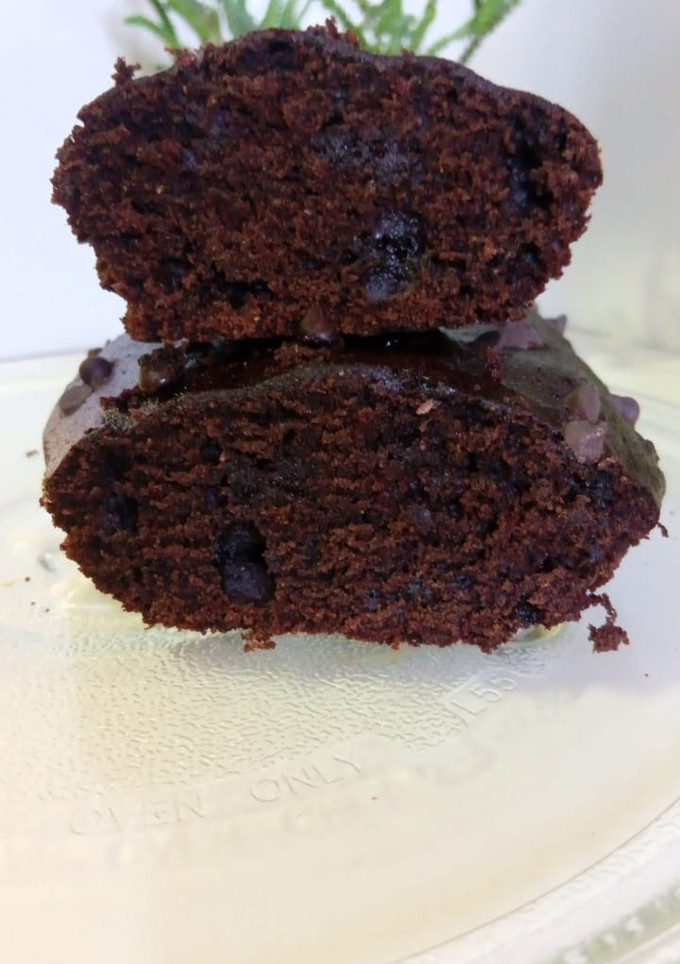 Una foto de Budín de chocolate y remolacha