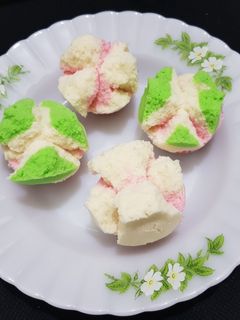 Foto resep Bolu kukus rainbow