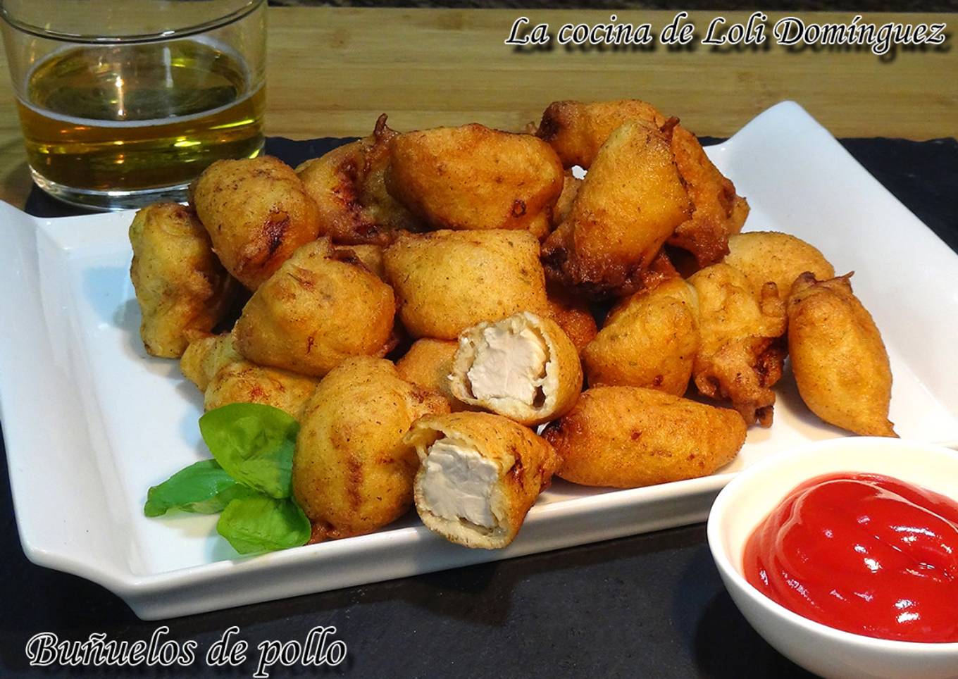 Buñuelos de pollo, súper fáciles y riquísimos