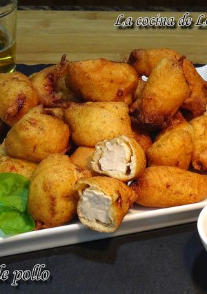 Una foto de Buñuelos de pollo, súper fáciles y riquísimos