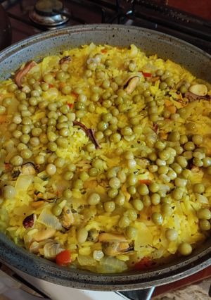 Una foto de Paella sencilla