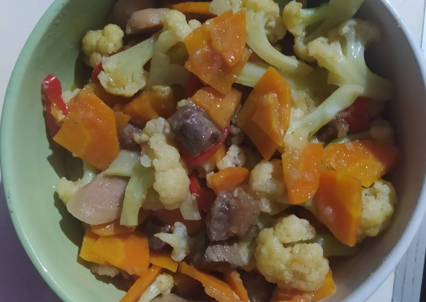 Capcay Daging Rumahan