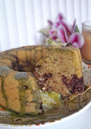 Foto resep Banana Brownies Choco Matcha