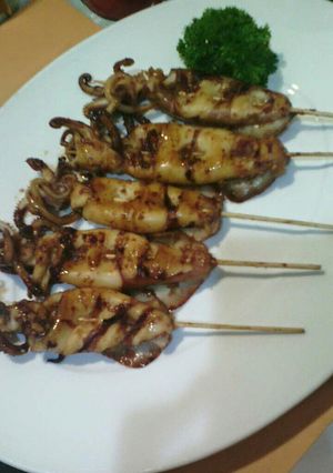 Foto resep Cumi - cumi bakar bumbu ketumbar