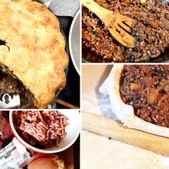 A picture of Tourtiere Canadian Wagyu Meat Pie.