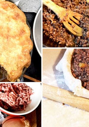 A picture of Tourtiere Canadian Wagyu Meat Pie.