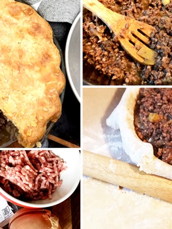 Easy Steps to Prepare Recipe Tourtiere Canadian Wagyu Meat Pie that is Awesome, Really Delicious}