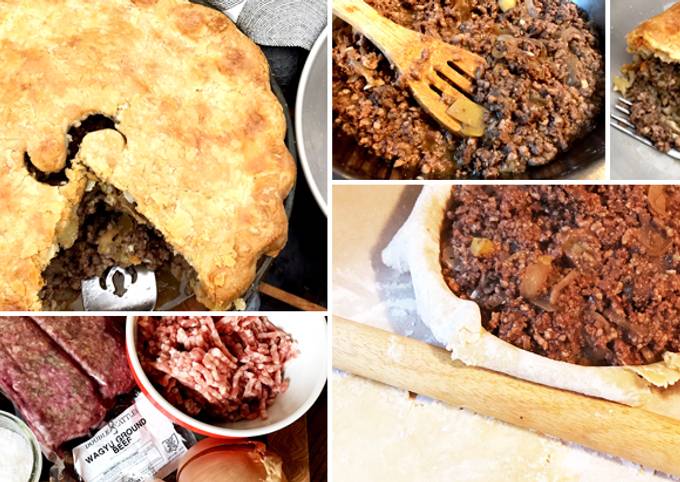 Recipe of Super Quick Homemade Tourtiere Canadian Wagyu Meat Pie