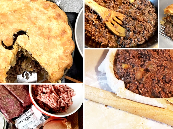 Easy Steps to Prepare Recipe Tourtiere Canadian Wagyu Meat Pie that is Awesome, Really Delicious}