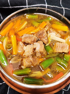 Foto resep Asem-asem daging buncis wortel