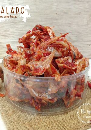 Foto resep Balado ikan asin kaca