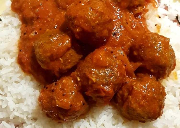 Easiest Way to Make Speedy Meatballs with Rice