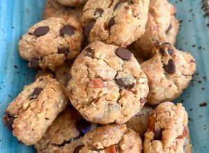 Foto di 144 • Biscotti con farina di riso, cioccolato e profumo d’arancia (no glutine, no uova né latticini)