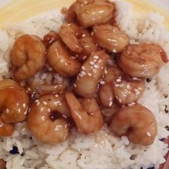 A picture of Honey Garlic Shrimp.