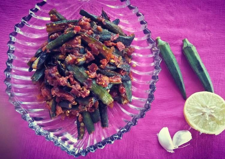 Tawa fry bhindi