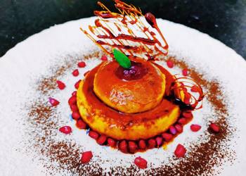 How To Making Recipe Caramel custard pudding Delicious Simple