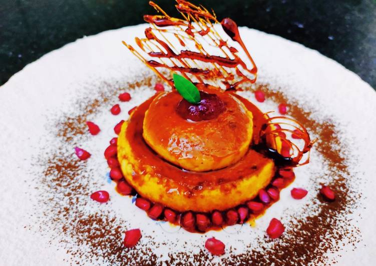 Caramel custard pudding Caramel custard pudding