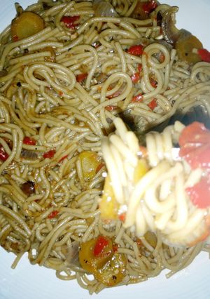 A picture of Spaghetti.