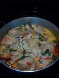 Pollo en crema a la mexicana