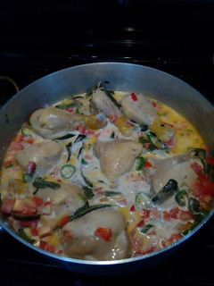 Una foto de Pollo en crema a la mexicana
