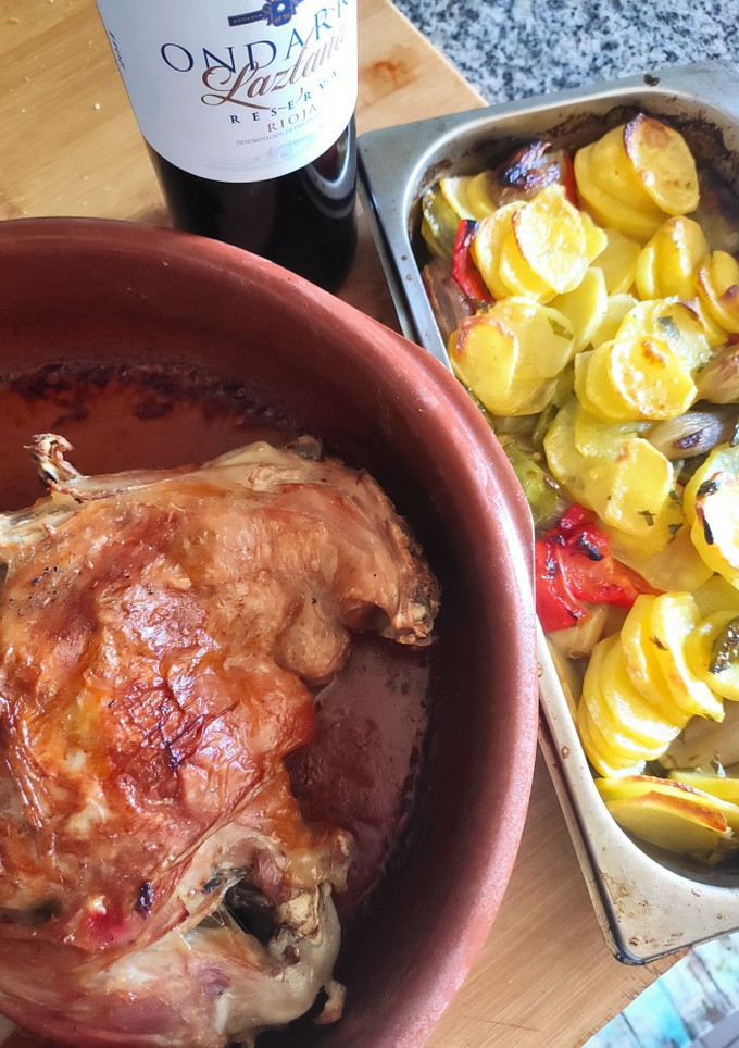 Una foto de Lechazo al horno