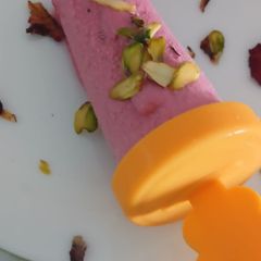 A picture of Rose milky kulfi.