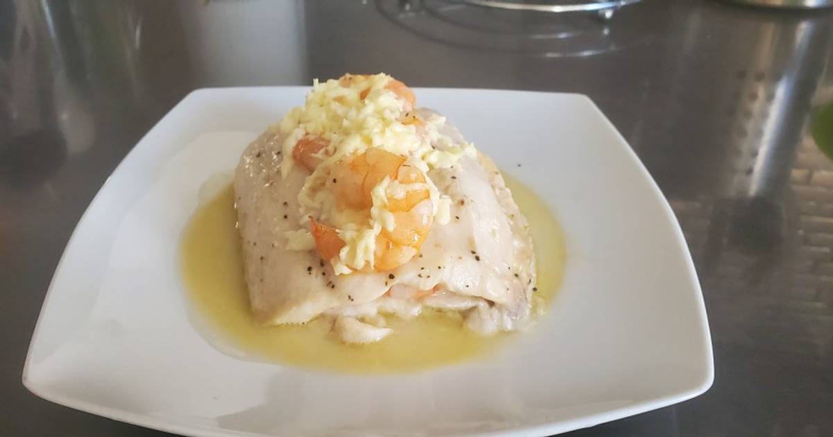 Filete de pescado relleno de camarones Receta de Aideth Valencia - Cookpad