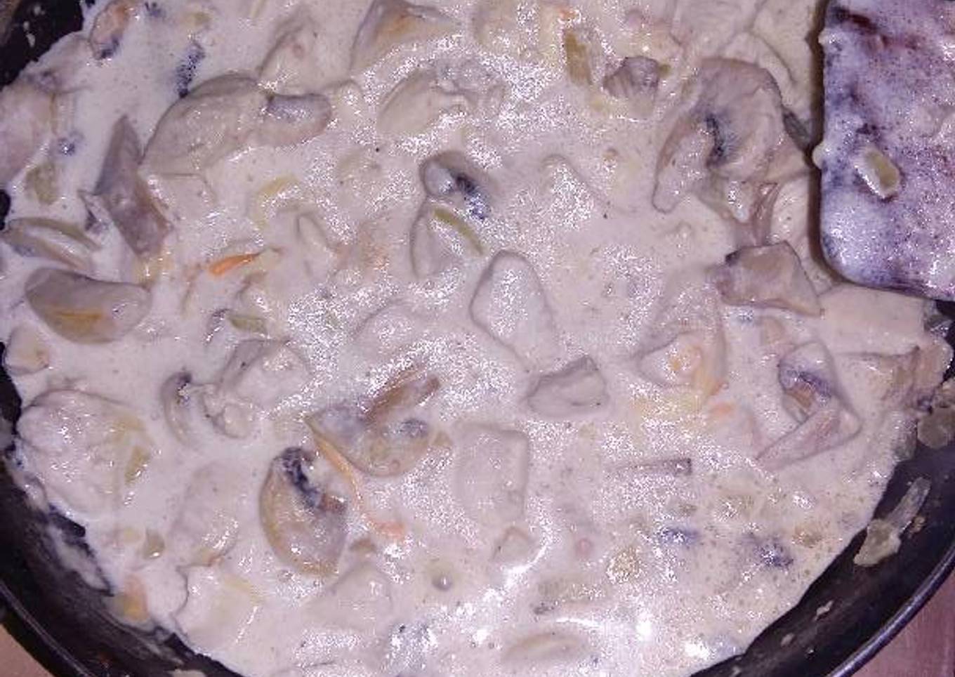 Pechugas a la carbonara
