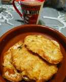Filetes de pollo empanados