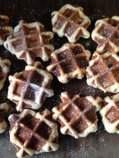 Vitantonio-Honey Belgian Waffle-蜂蜜比利時鬆餅♥!!! 的食譜成品照片