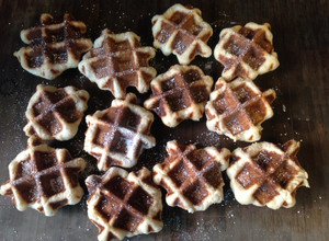 Vitantonio-Honey Belgian Waffle-蜂蜜比利時鬆餅♥!!! 的食譜成品照片