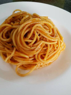 A picture of Spaghetti tomato sauce.