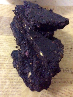 A picture of Walnut-hemp seed fudge brownie bars.