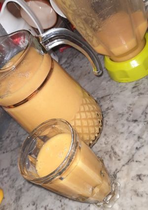 صورة لوصفة عصير البرتقال والجزر