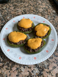 Una foto de Zapallitos rellenos con carne picada